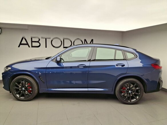 2025 BMW X4 20i II (G02) Рестайлинг, синий - вид 1