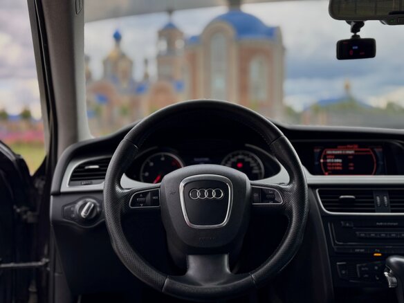2008 Audi A4 IV (B8), чёрный - вид 8