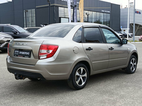 2019 Lada (ВАЗ) Granta I Рестайлинг, серый, 465000 рублей, вид 5