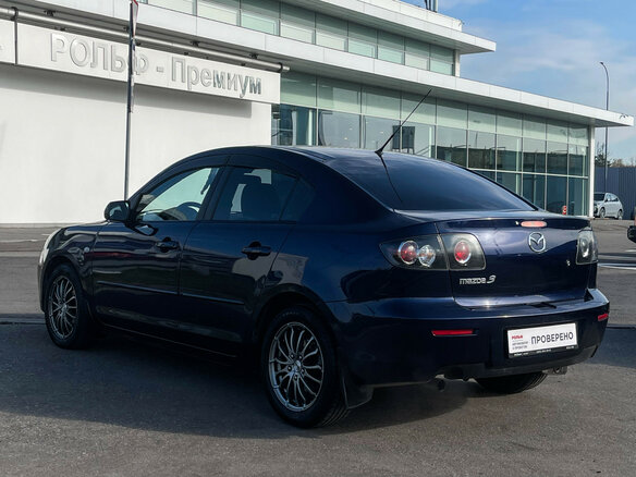 2008 Mazda 3 I (BK) Рестайлинг, синий, 847000 рублей - вид 6