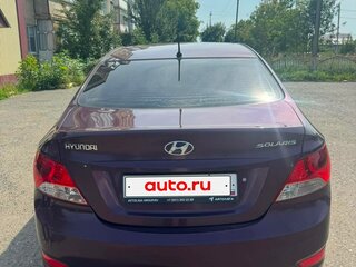 2011 Hyundai Solaris I, фиолетовый, 650000 рублей, вид 4