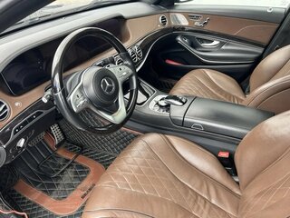 2020 Mercedes-Benz S-Класс 560 Long VI (W222, C217) Рестайлинг, чёрный, 5600000 рублей, вид 4