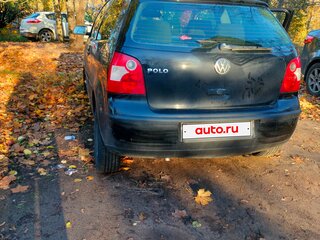 2002 Volkswagen Polo IV, чёрный, 140000 рублей, вид 2
