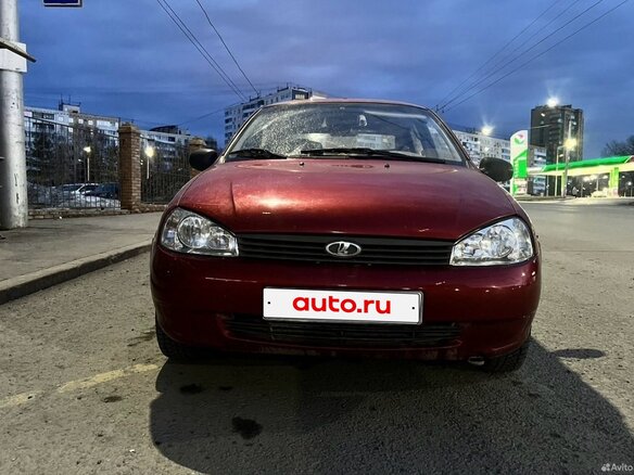 2005 Lada (ВАЗ) Kalina I, красный, 259000 рублей - вид 1