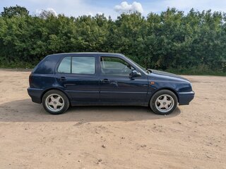 1996 Volkswagen Golf III, синий, 240000 рублей, вид 2