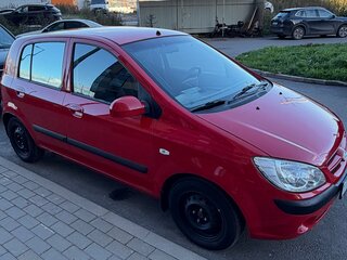 2008 Hyundai Getz I Рестайлинг, красный, 400000 рублей, вид 2