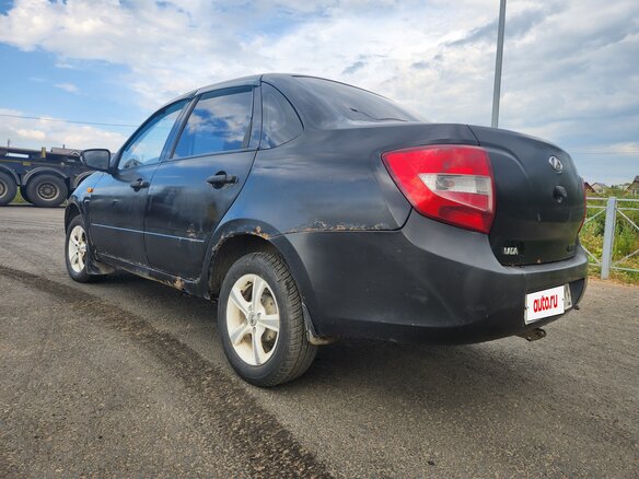 2012 Lada (ВАЗ) Granta I, синий, 220000 рублей - вид 5