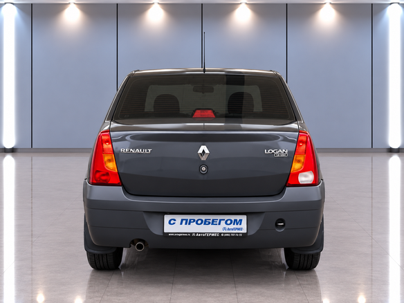 2009 Renault Logan I, серый, 370000 рублей - вид 2
