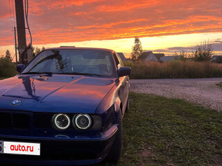 1991 BMW 5 серии 525i III (E34), синий, 230000 рублей, вид 2