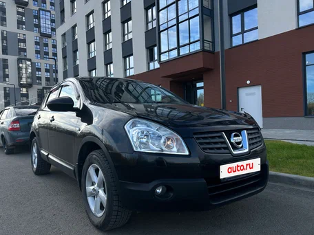 2007 Nissan Qashqai I, чёрный, 825000 рублей, вид 1