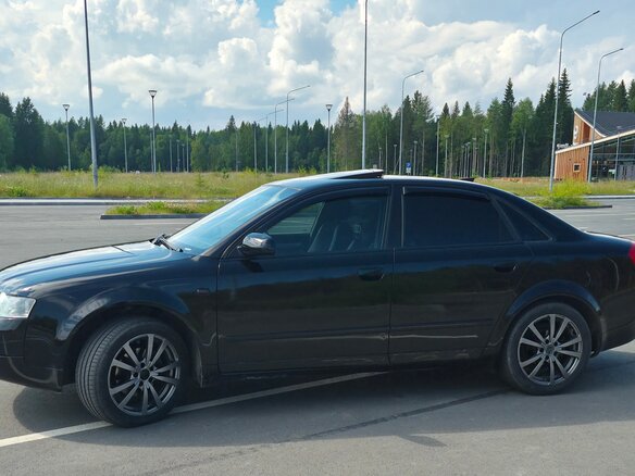 2002 Audi A4 II (B6), чёрный, 600000 рублей - вид 6