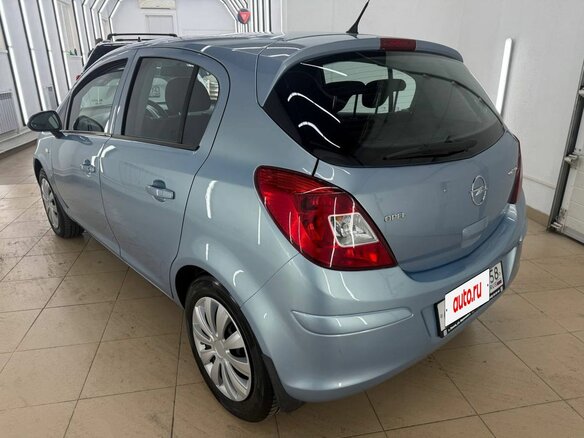 2008 Opel Corsa D, голубой, 419000 рублей - вид 6