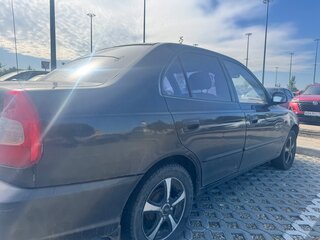 2007 Hyundai Accent ТагАЗ II, чёрный, 349999 рублей, вид 3