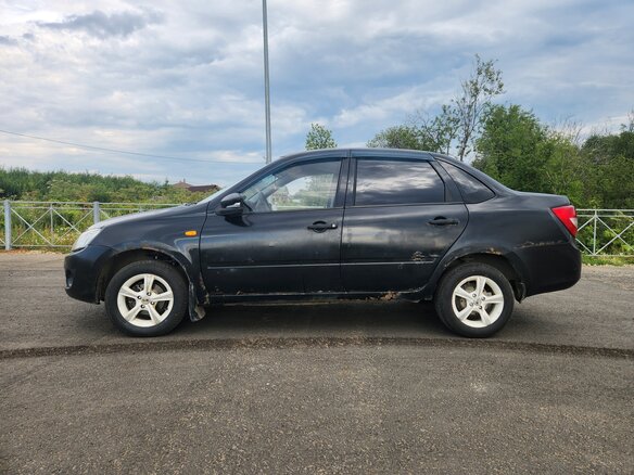 2012 Lada (ВАЗ) Granta I, синий, 220000 рублей - вид 6