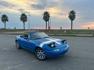 1989 Mazda MX-5 I (NA), синий, 1380000 рублей, вид 3