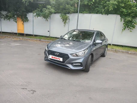 2017 Hyundai Solaris II, серый, 1156000 рублей, вид 1
