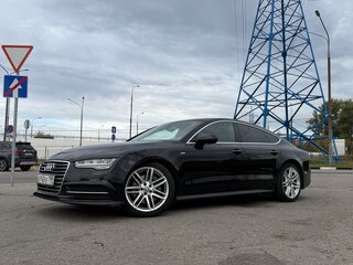 2015 Audi A7 I (4G) Рестайлинг, чёрный, 2090000 рублей, вид 1