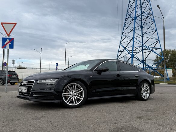 2015 Audi A7 I (4G) Рестайлинг, чёрный, 1999900 рублей