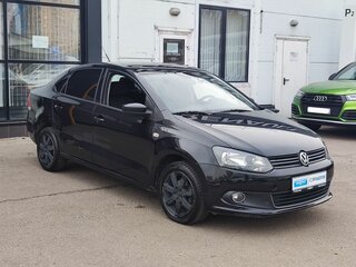 2012 Volkswagen Polo V, чёрный, 795000 рублей, вид 3