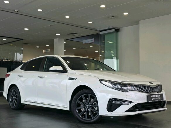 2019 Kia Optima IV Рестайлинг, белый