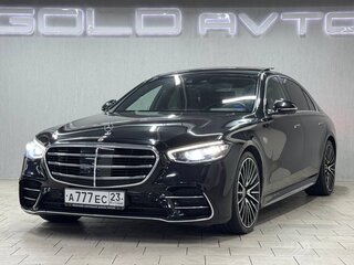 2021 Mercedes-Benz S-Класс 350 d Long 4MATIC VII (W223), чёрный, 8500000 рублей, вид 1