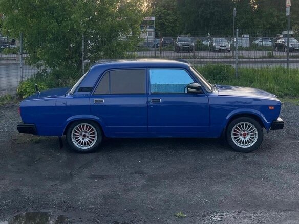 2001 Lada (ВАЗ) 2107, синий, 97000 рублей - вид 2