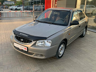 2008 Hyundai Accent ТагАЗ II, бежевый, 419900 рублей, вид 4