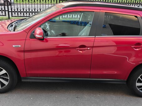 2014 Mitsubishi ASX I Рестайлинг, красный, 1200000 рублей, вид 4