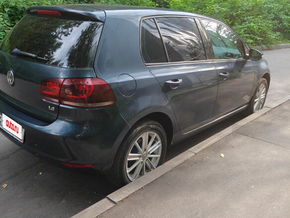 2010 Volkswagen Golf VI, синий, 650000 рублей - вид 2