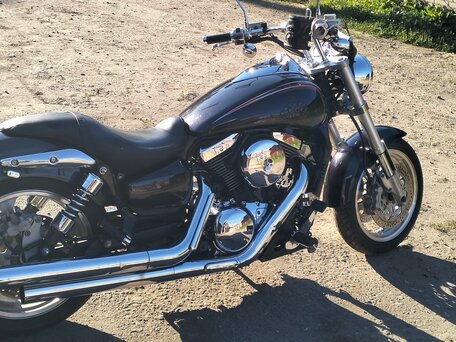 2003 Kawasaki VN1500 Vulcan, фиолетовый, 750000 рублей, вид 3