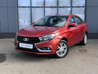2016 Lada (ВАЗ) Vesta I, красный, 565000 рублей, вид 1