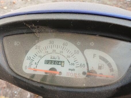 1989 Yamaha Jog, синий, 25000 рублей, вид 3