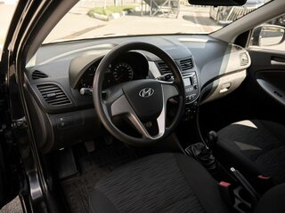 2014 Hyundai Solaris I Рестайлинг, чёрный, 784000 рублей, вид 5