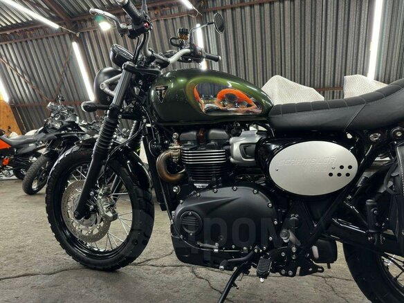 2023 Triumph Scrambler, зелёный, 1150000 рублей - вид 12
