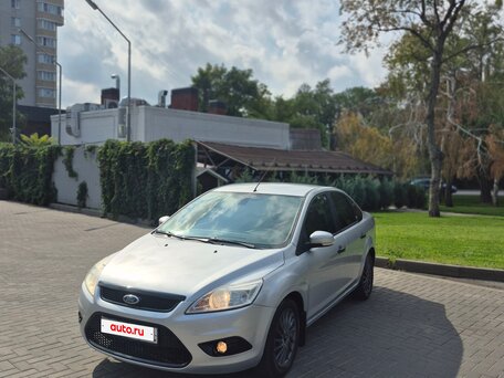 2008 Ford Focus II Рестайлинг, серебристый, 536666 рублей, вид 2