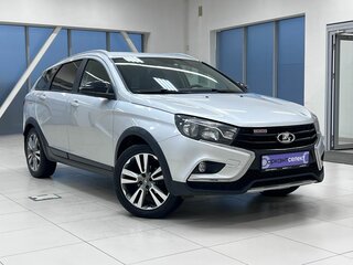 2020 Lada (ВАЗ) Vesta SW Cross I, серебристый, 1350000 рублей, вид 3
