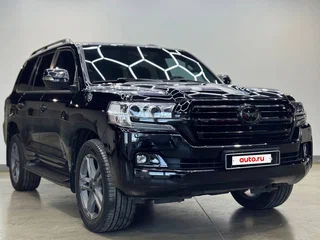 2016 Toyota Land Cruiser 200 Series Рестайлинг 2, чёрный, 4490000 рублей, вид 3