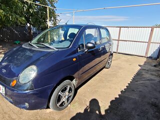 2009 Daewoo Matiz I Рестайлинг, синий, 130000 рублей, вид 1
