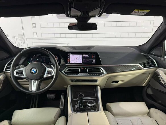 2020 BMW X6 40d III (G06), серый, 8780000 рублей - вид 2
