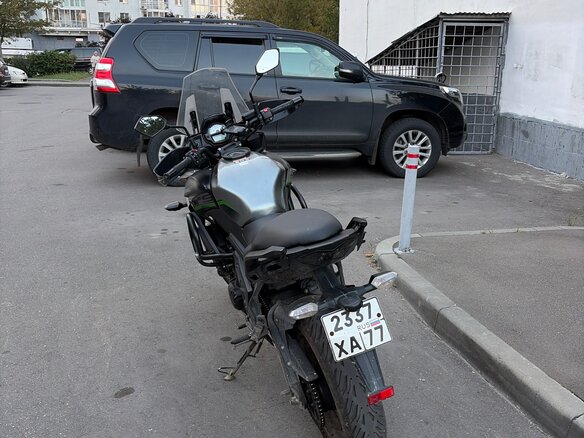 2019 Kawasaki Versys 650, чёрный, 600000 рублей - вид 4