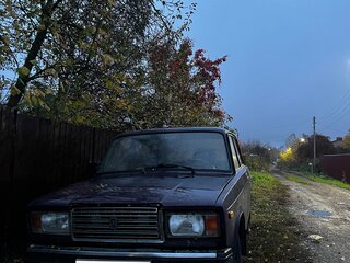 2002 Lada (ВАЗ) 2107, фиолетовый, 55000 рублей, вид 1