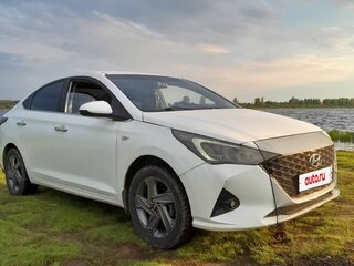 2020 Hyundai Solaris II Рестайлинг, белый, 1350000 рублей, вид 2