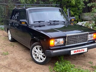 2007 Lada (ВАЗ) 2107, чёрный, 300000 рублей, вид 2