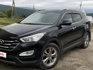 2013 Hyundai Santa Fe III, чёрный, 1660000 рублей, вид 3