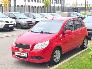 2008 Chevrolet Aveo I Рестайлинг, красный, 540000 рублей, вид 1