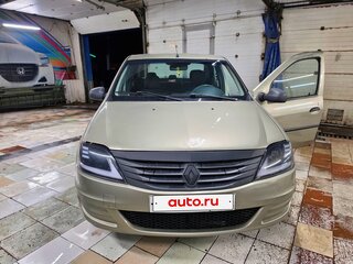 2011 Renault Logan I Рестайлинг, бежевый, 350000 рублей, вид 4