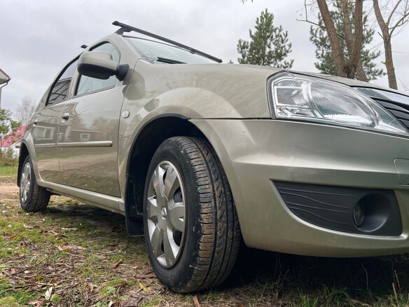 2010 Renault Logan I Рестайлинг, бежевый, 425000 рублей - вид 7