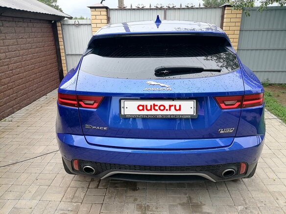 2019 Jaguar E-Pace I, синий - вид 34