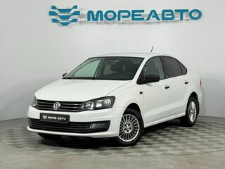 2018 Volkswagen Polo V Рестайлинг, белый, 1150000 рублей, вид 1
