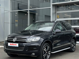 2012 Volkswagen Touareg II, чёрный, 1400000 рублей, вид 1